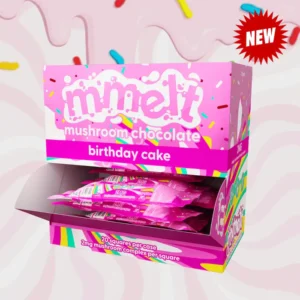 birthday cake mushroom party pack