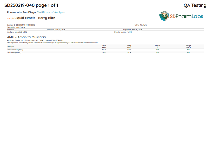 berry blitz mushroom shot