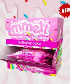 birthday cake mushroom party pack