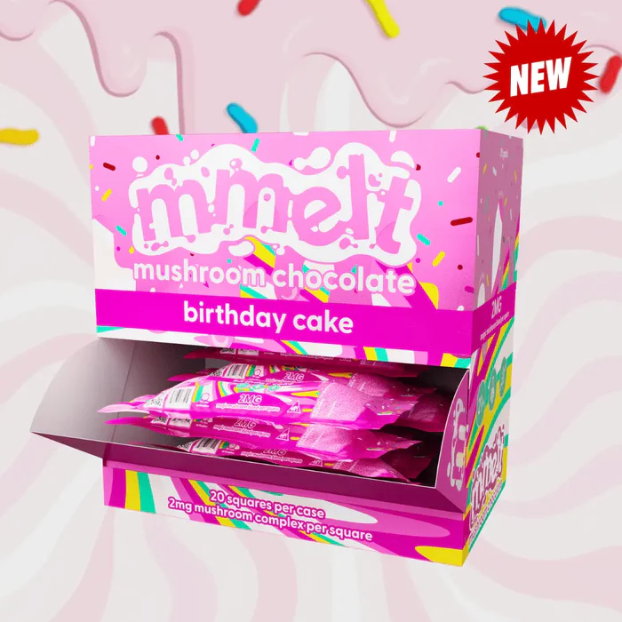 birthday cake mushroom party pack