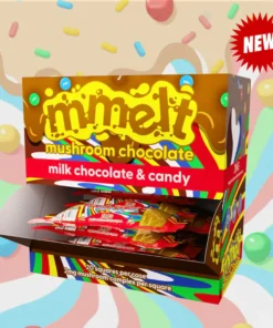 milk chocolate candy mushroom party pack