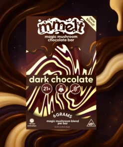 mushroom dark chocolate bar