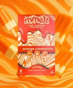 orange creamsicle mushroom chocolate bar