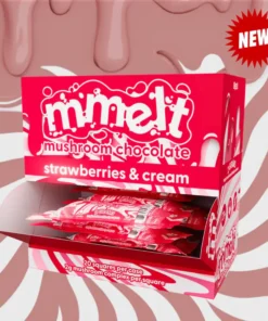 strawberries and cream mushroom party pack