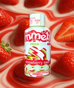 strawberry swirl mushroom shot